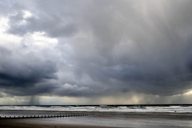 Squall from Borth Beach