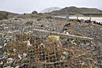 The road to Aber Dysinni at Tywyn, closed by tons of shingle after the great storms of January 2014
